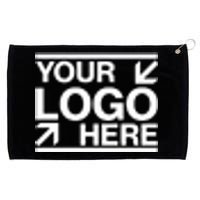 Custom Company Brand Pocket Customize Logo Grommeted Golf Towel