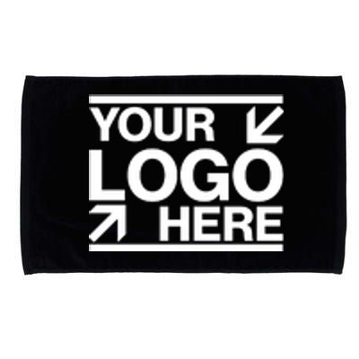 Custom Company Brand Pocket Customize Logo Microfiber Hand Towel