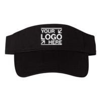 Custom Company Brand Pocket Customize Logo Valucap Bio-Washed Visor