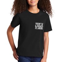 Custom Company Brand Pocket Customize Logo Kids T-Shirt