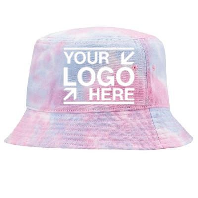 Custom Company Brand Pocket Customize Logo Tie-Dyed Bucket Hat