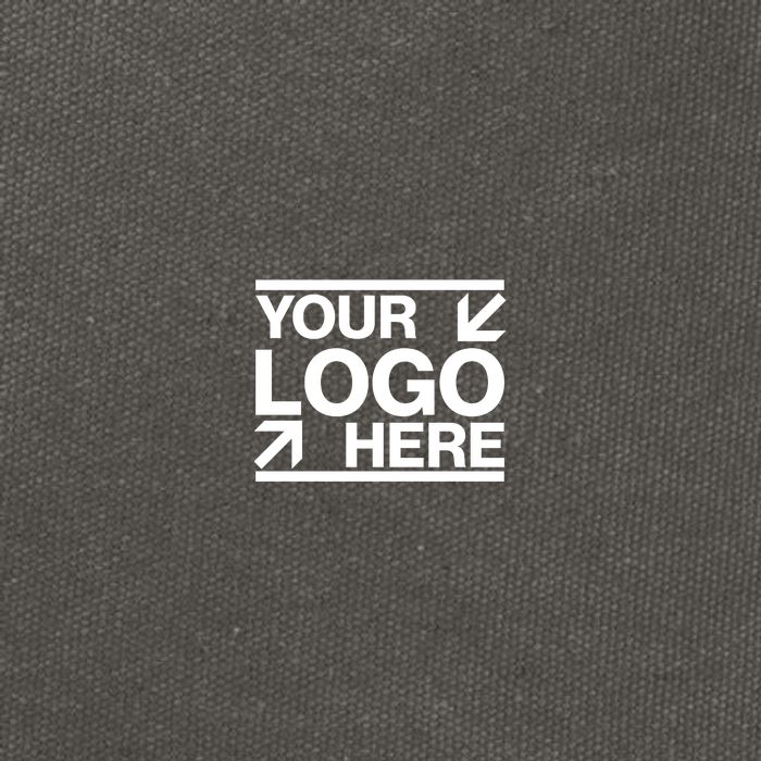 Custom Company Brand Pocket Customize Logo Cotton Canvas Backpack