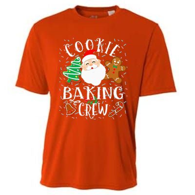 Christmas Cookie Baking Crew Cookie Crew Family Christmas Cooling Performance Crew T-Shirt