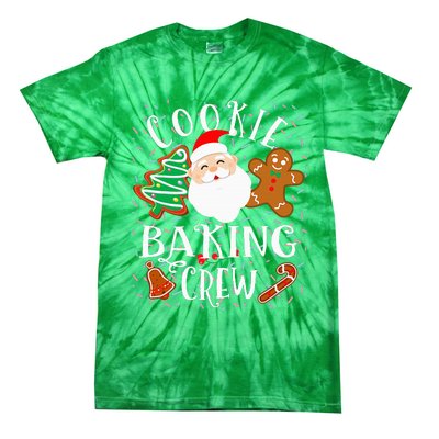 Christmas Cookie Baking Crew Cookie Crew Family Christmas Tie-Dye T-Shirt