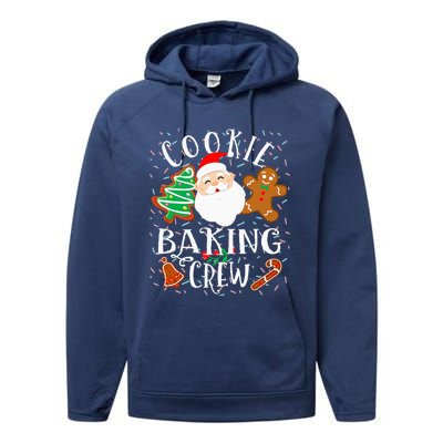 Christmas Cookie Baking Crew Cookie Crew Family Christmas Performance Fleece Hoodie