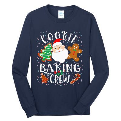 Christmas Cookie Baking Crew Cookie Crew Family Christmas Tall Long Sleeve T-Shirt