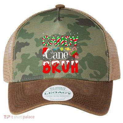 Candy Cane Bruh Christmas Love Candy Legacy Tie Dye Trucker Hat