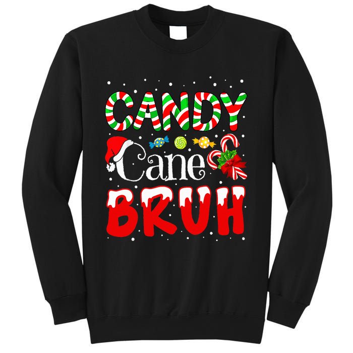 Candy Cane Bruh Christmas Love Candy Sweatshirt