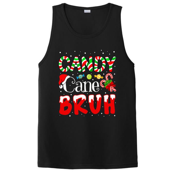 Candy Cane Bruh Christmas Love Candy PosiCharge Competitor Tank