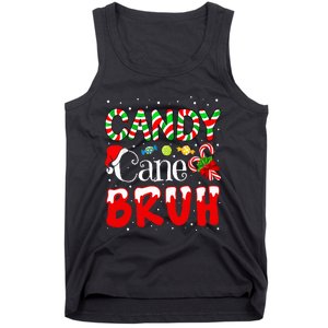 Candy Cane Bruh Christmas Love Candy Tank Top