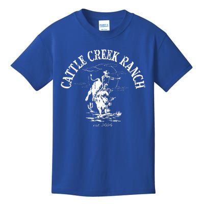 Cattle Creek Bucking Bull Rodeo Kids T-Shirt