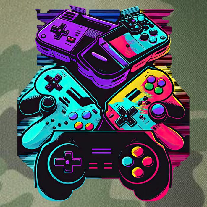 Console Control Black Gaming Legacy Tie Dye Trucker Hat