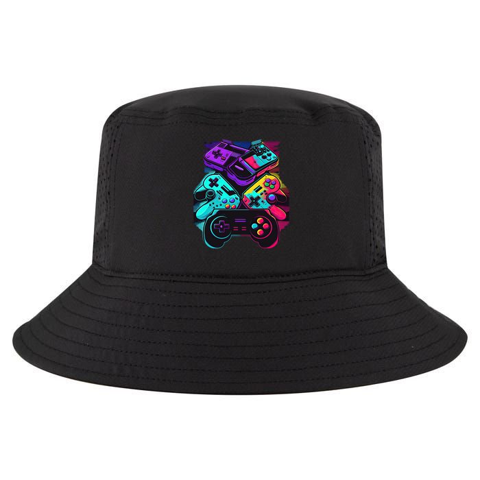 Console Control Black Gaming Cool Comfort Performance Bucket Hat