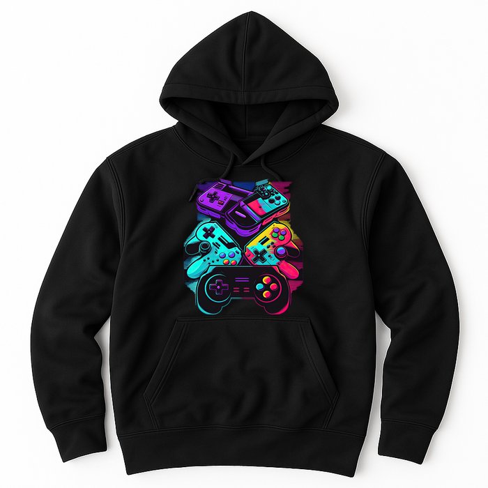 Console Control Black Gaming Hoodie