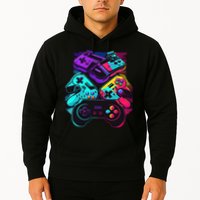 Console Control Black Gaming Hoodie