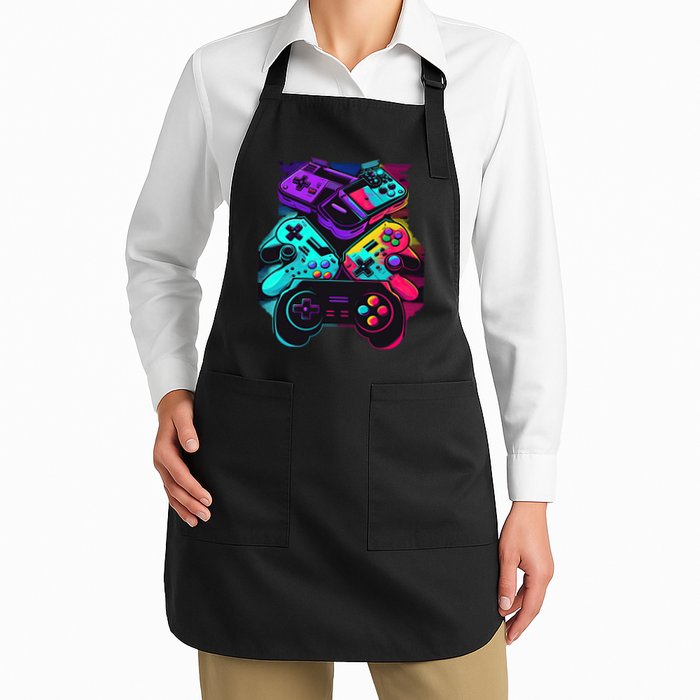 Console Control Black Gaming Apron
