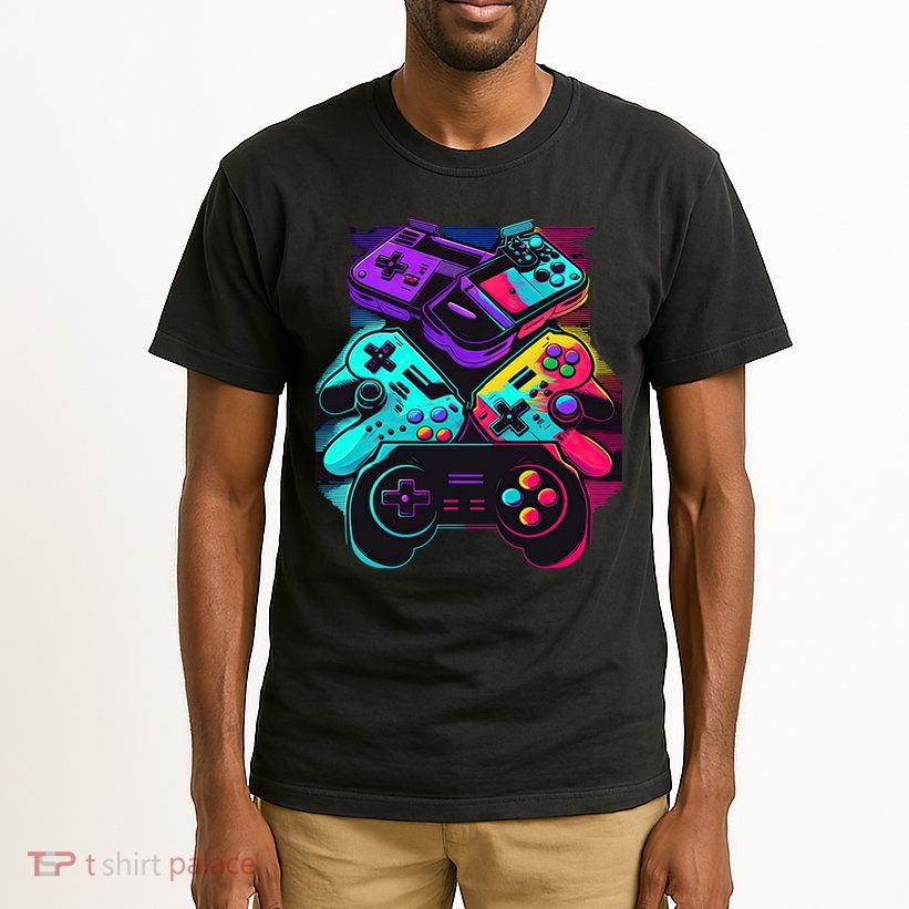 Console Control Black Gaming Tall T-Shirt