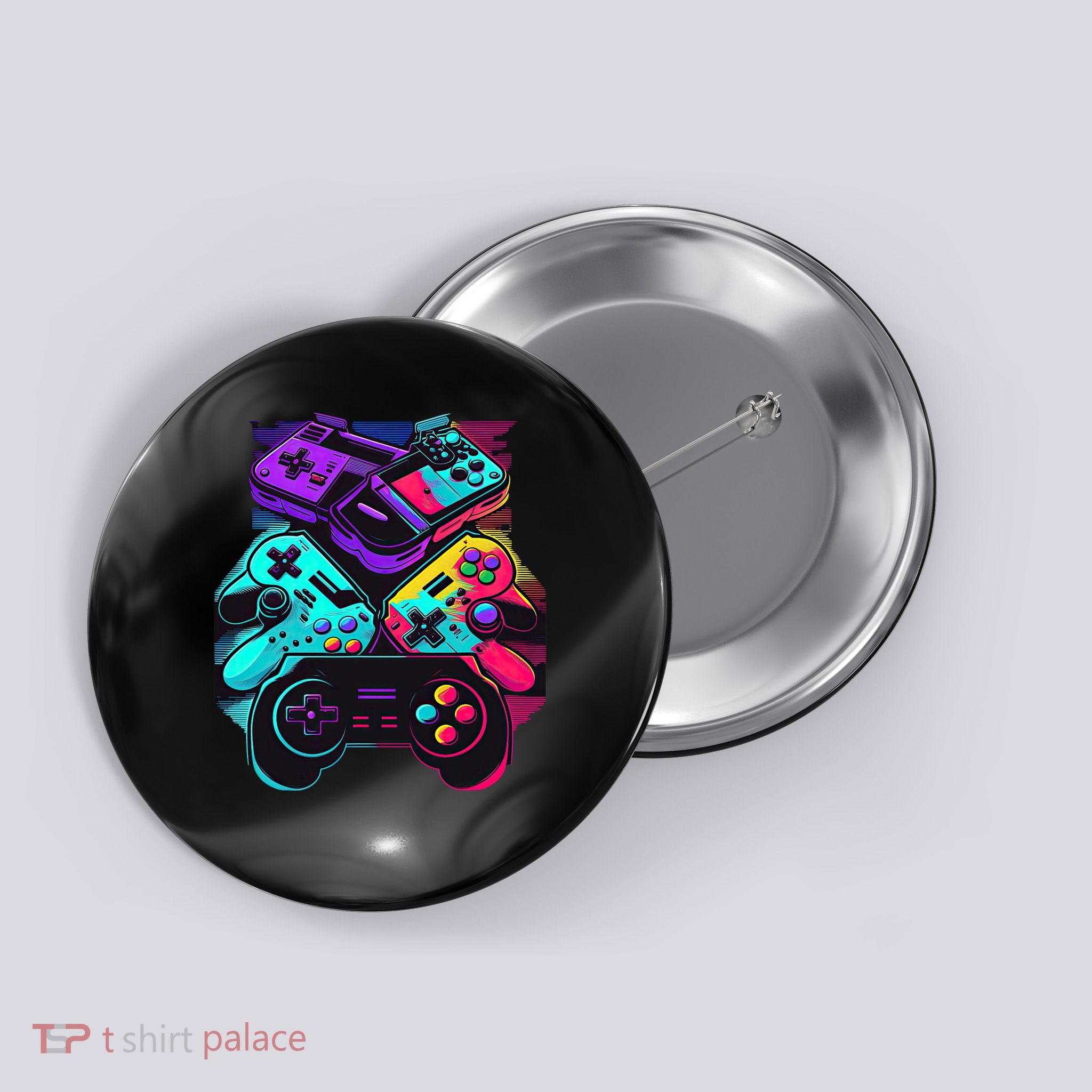 Console Control Black Gaming Button