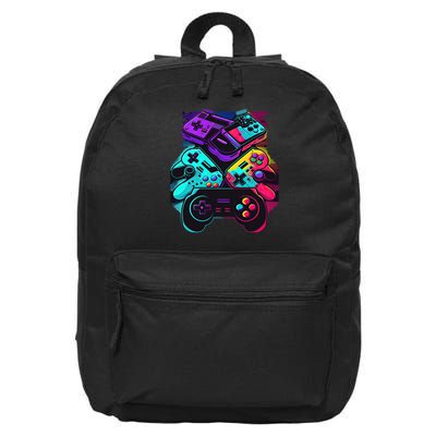 Console Control Black Gaming 16 in Basic Backpack