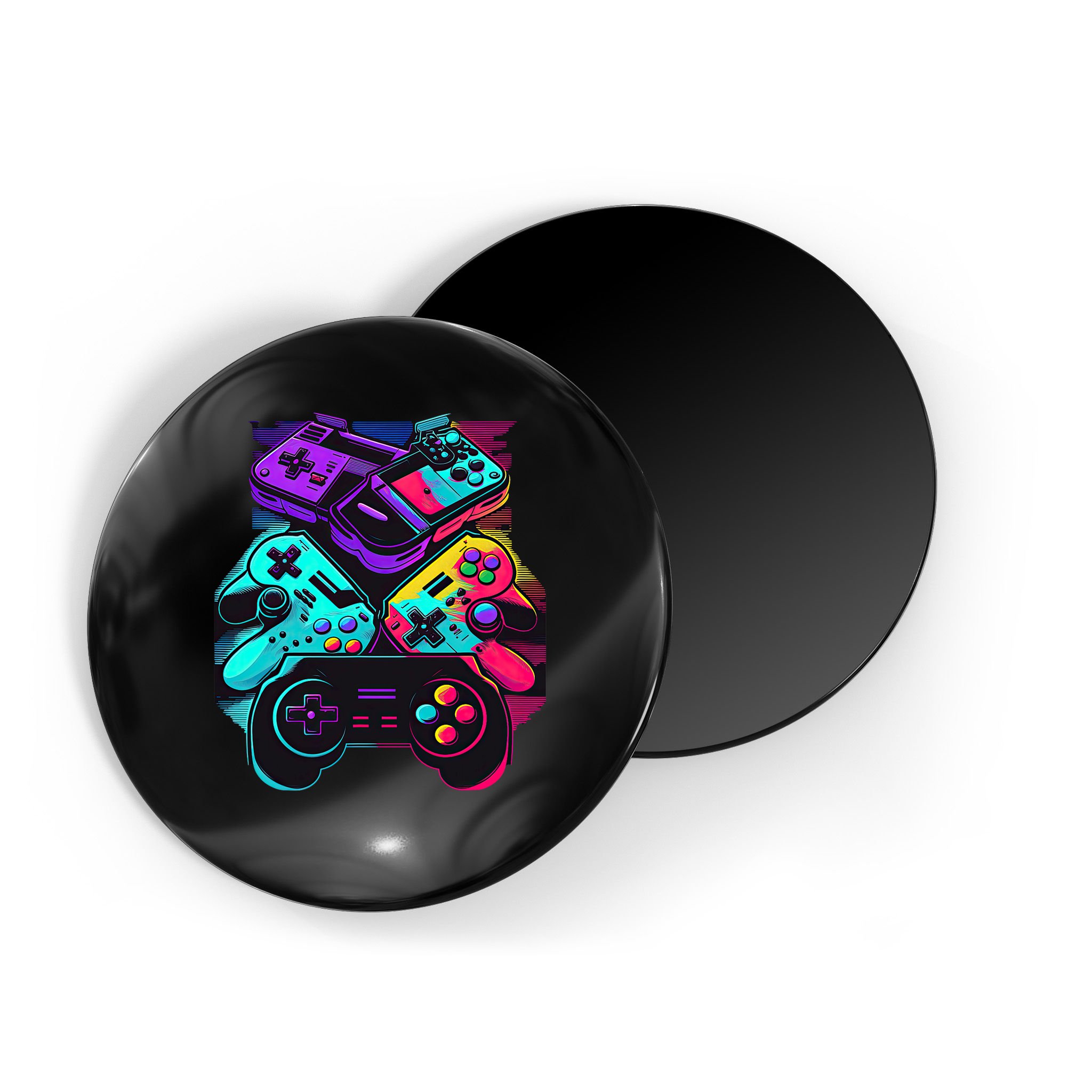 Console Control Black Gaming Magnet