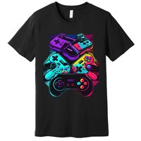 Console Control Black Gaming Premium T-Shirt