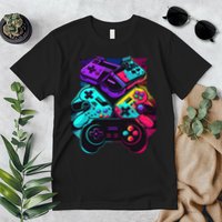 Console Control Black Gaming Premium T-Shirt