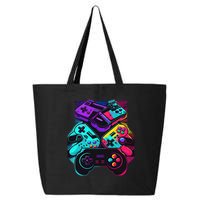 Console Control Black Gaming 25L Jumbo Tote