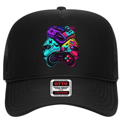 Console Control Black Gaming Trucker Hat