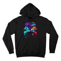 Console Control Black Gaming Tall Hoodie