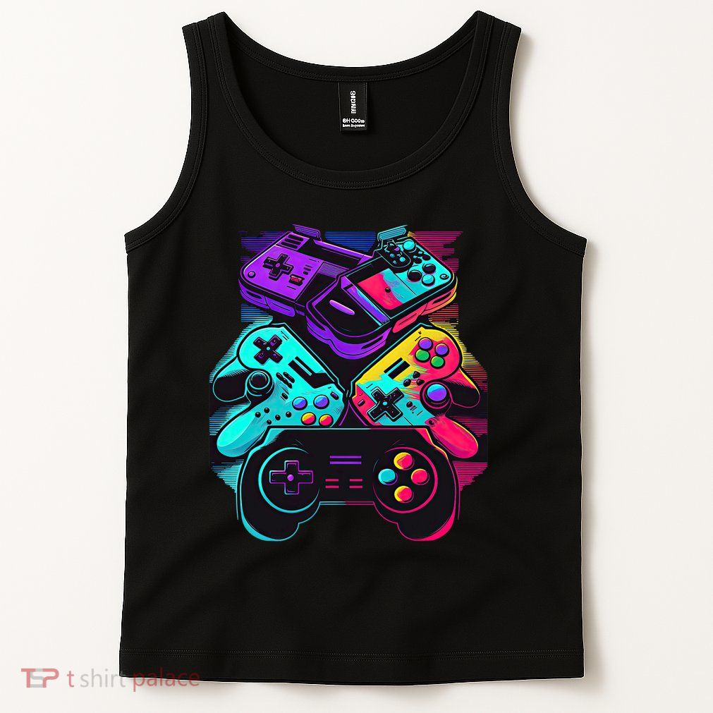 Console Control Black Gaming Tank Top