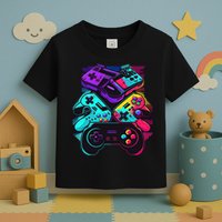 Console Control Black Gaming Toddler T-Shirt
