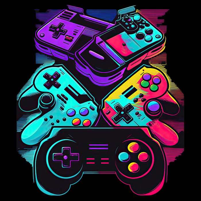Console Control Black Gaming Women's V-Neck T-Shirt