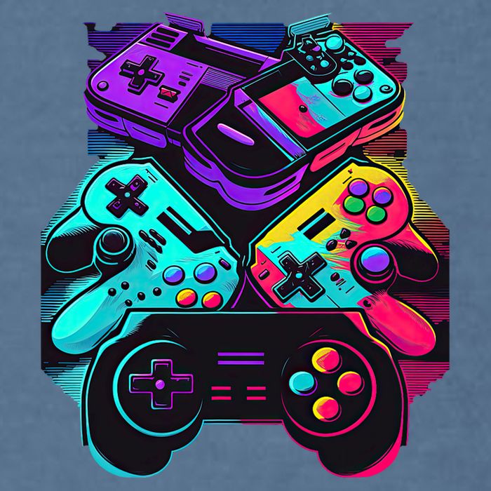 Console Control Black Gaming Garment-Dyed Sweatshirt