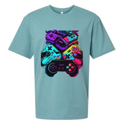 Console Control Black Gaming Sueded Cloud Jersey T-Shirt