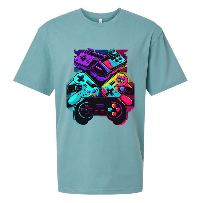 Console Control Black Gaming Sueded Cloud Jersey T-Shirt
