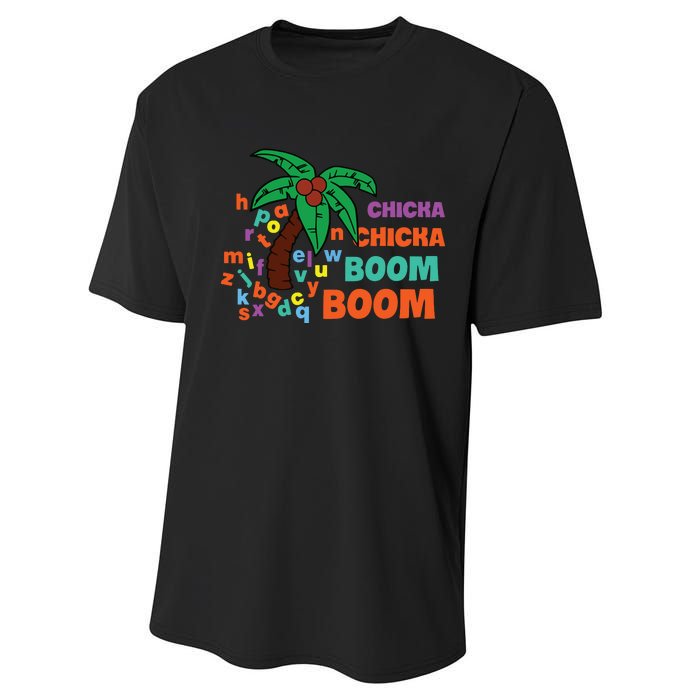 Chicka Chicka Boom Boom Tree Alphabet Adventures Performance Sprint T-Shirt