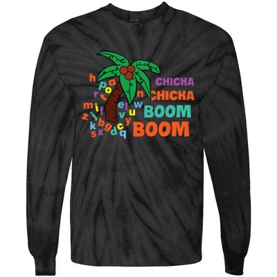 Chicka Chicka Boom Boom Tree Alphabet Adventures Tie-Dye Long Sleeve Shirt