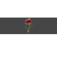 Cute Colorful Be Kind Rainbow Sunflower Puzzle Pieces Bumper Sticker