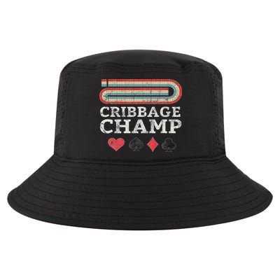 Cribbage Champ Board Game Player Funny Lover Card Game Lucky Cool Comfort Performance Bucket Hat