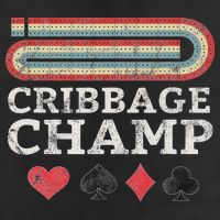 Cribbage Champ Board Game Player Funny Lover Card Game Lucky Knit Cap Winter Beanie