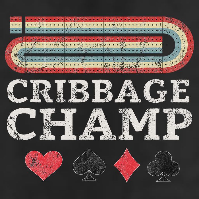 Cribbage Champ Board Game Player Funny Lover Card Game Lucky Knit Cap Winter Beanie
