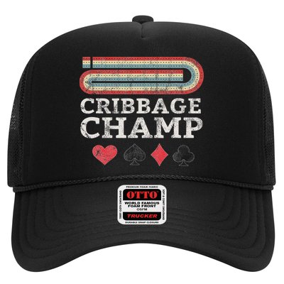 Cribbage Champ Board Game Player Funny Lover Card Game Lucky Trucker Hat