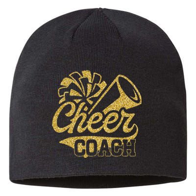 Cheer Coach Biggest Fan Cheerleader Mothers Day Sustainable Beanie