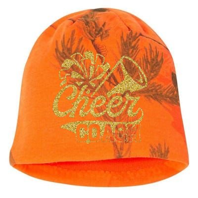 Cheer Coach Biggest Fan Cheerleader Mothers Day Kati - Camo Knit Beanie