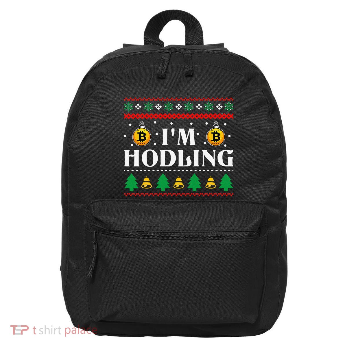 Crypto Currency Bitcoin Christmas Btc Lover Cryptocurrency 16 in Basic Backpack