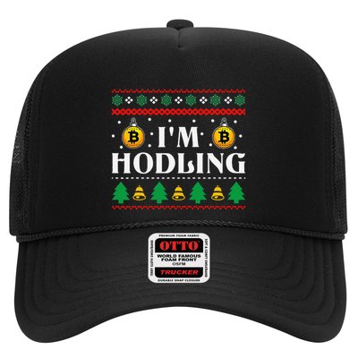 Crypto Currency Bitcoin Christmas Btc Lover Cryptocurrency Trucker Hat