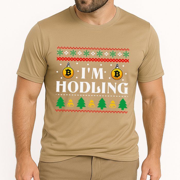 Crypto Currency Bitcoin Christmas Btc Lover Cryptocurrency Performance Shirt