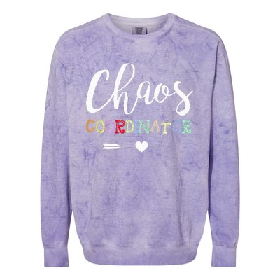 Chaos Coordinator Colorblast Crewneck Sweatshirt