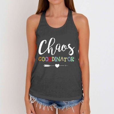 Chaos Coordinator Women's Knotted Racerback Tank