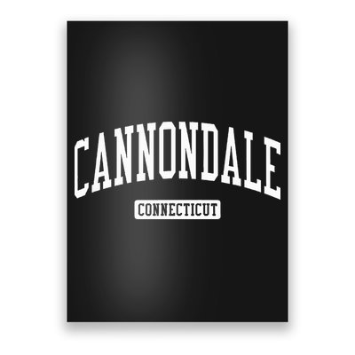 Cannondale Connecticut Ct Vintage Athletic Sports Poster
